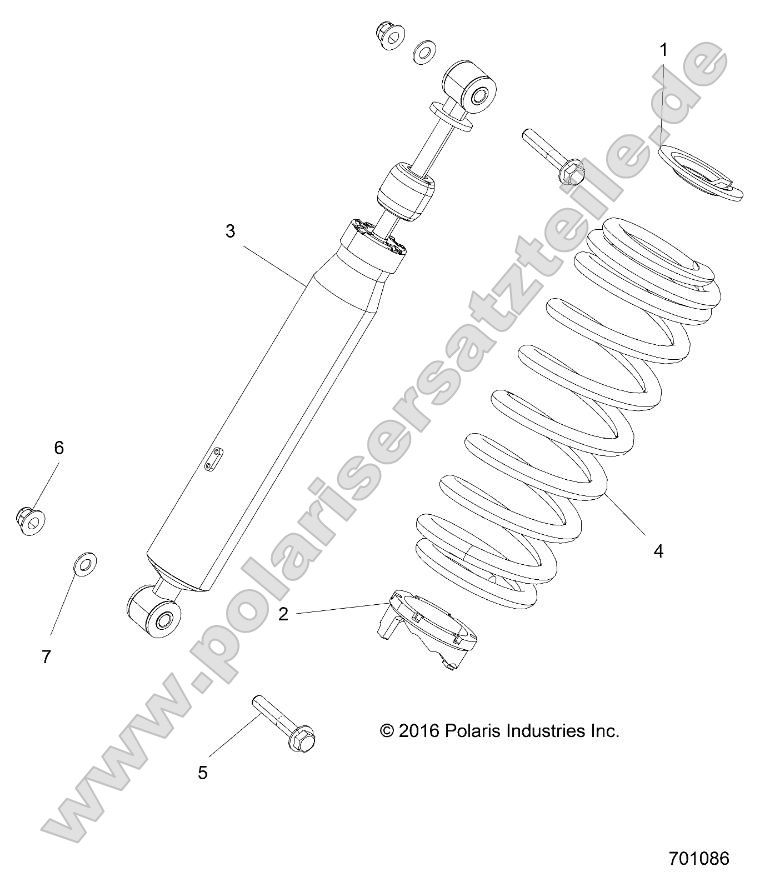 Suspension, Front Shock Mounting (701086)