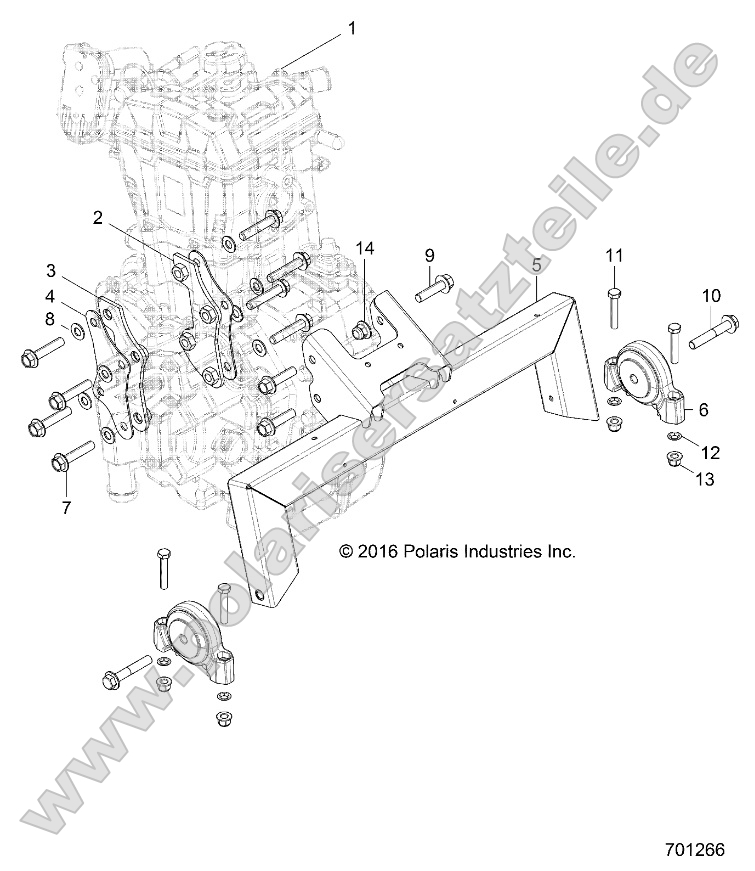 Engine, Engine Mounting