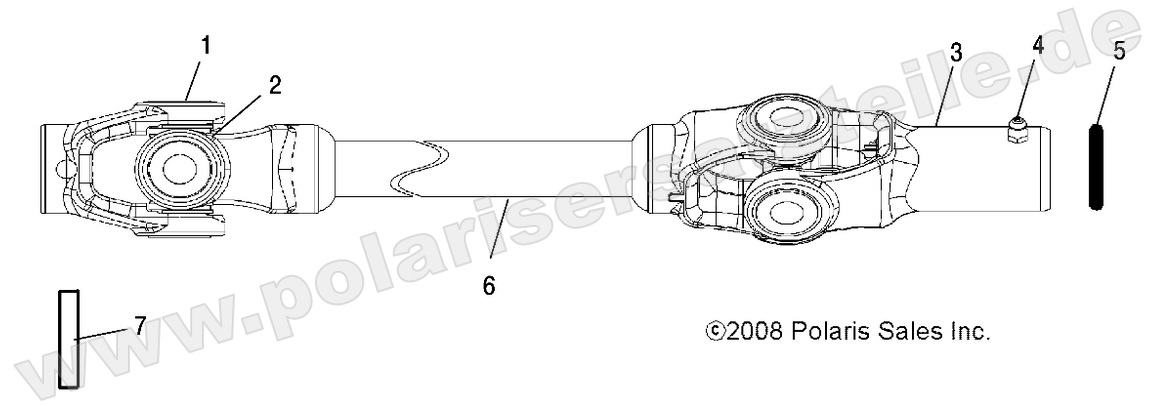 DRIVE TRAIN, PROP SHAFT
