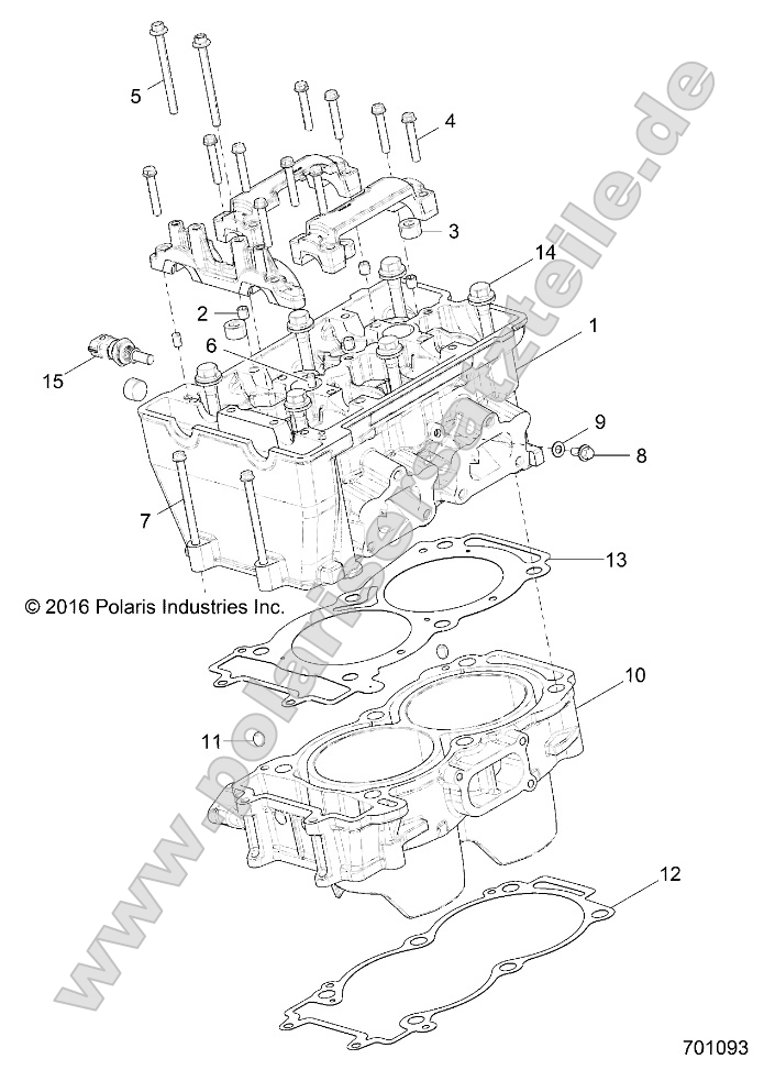 Engine, Cylinder and Head