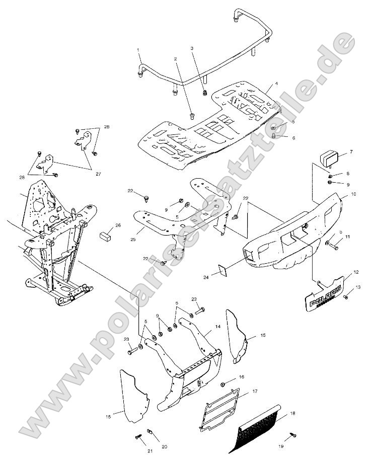 Front Rack and Bumper Mounting
