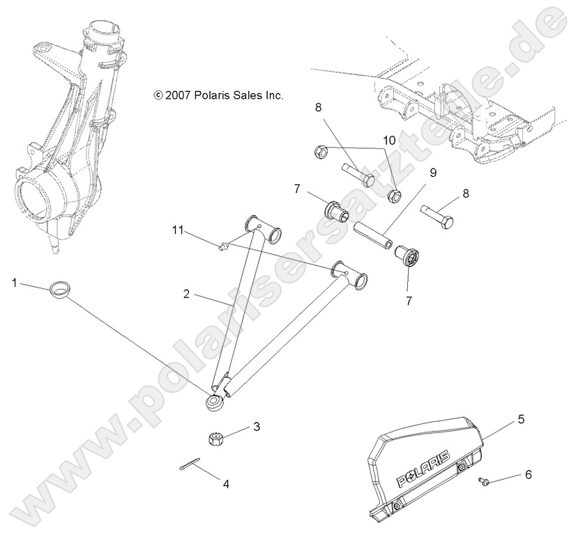 SUSPENSION, A-ARM and STRUT MOUNTING