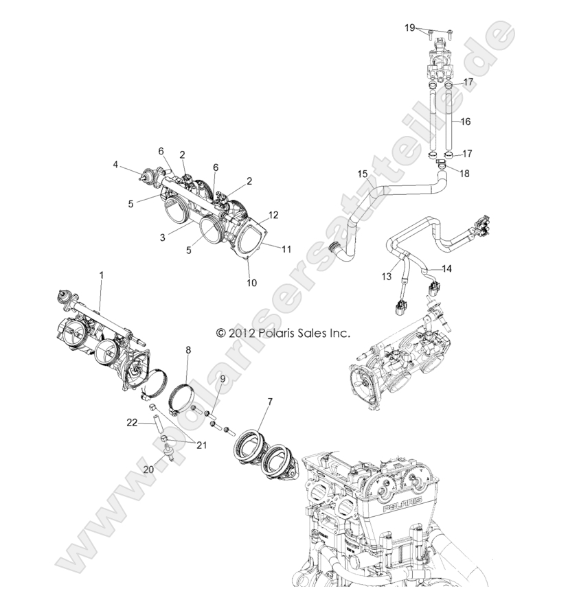 ENGINE, THROTTLE BODY and INJECTOR