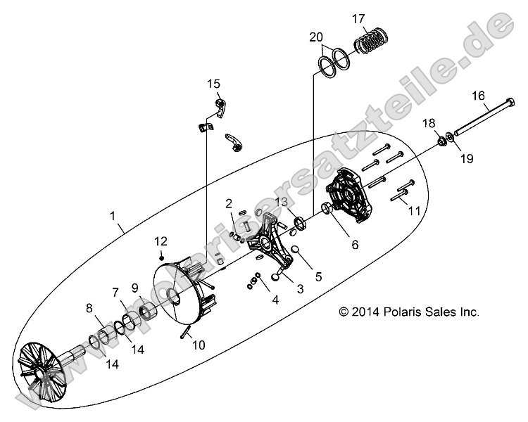 Drive Train, Primary Clutch
