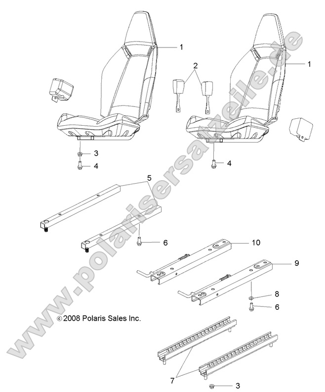 body seat mounting and belts