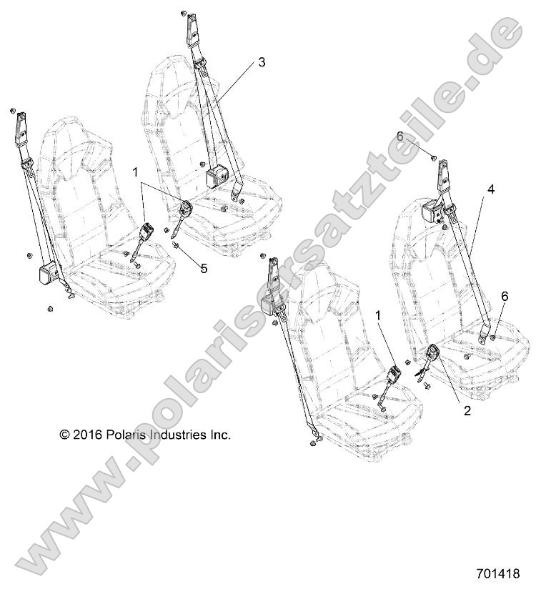 Body, Seat Belt Mounting