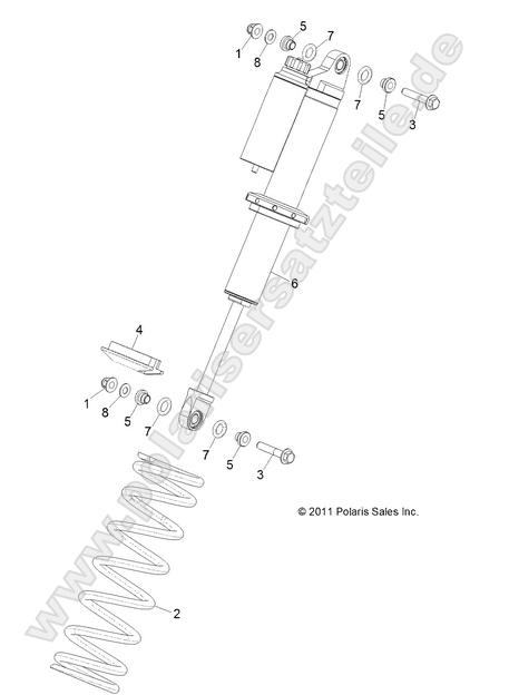 SUSPENSION, FRONT SHOCK MOUNTING