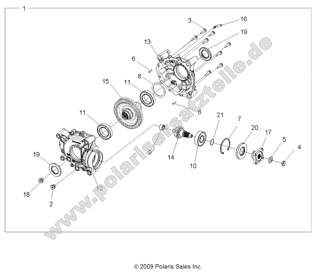 Drive Train, Rear Gearcase Internals