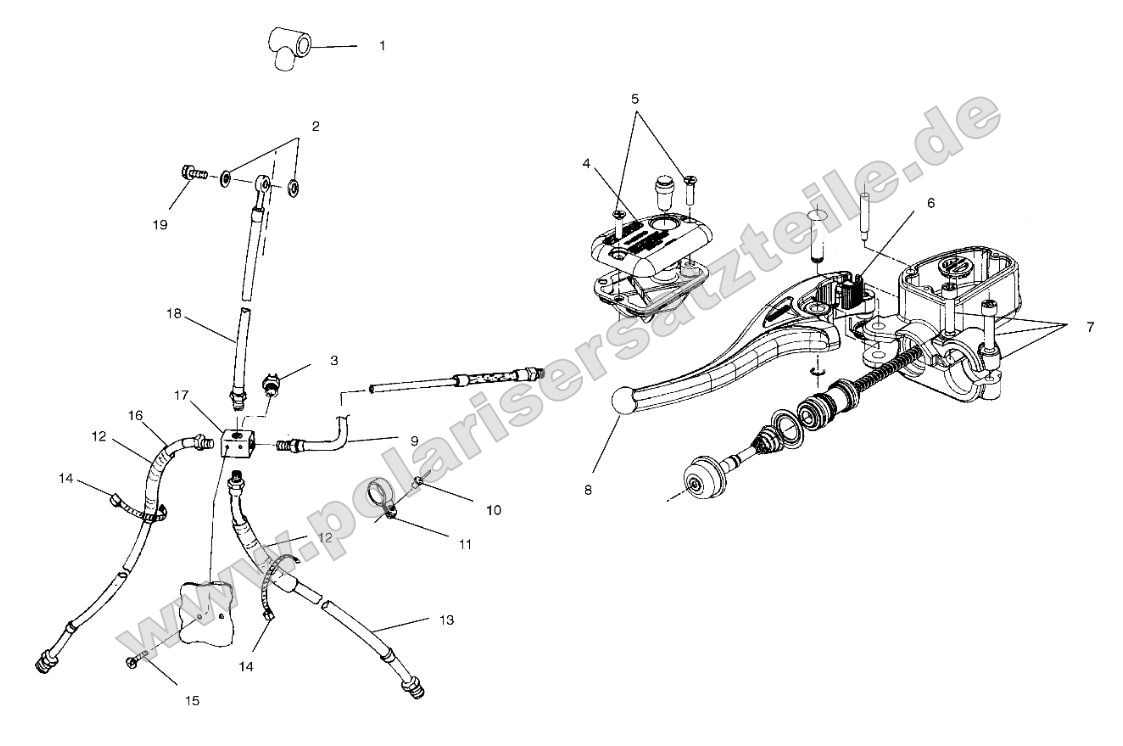 Controls - Master Cylinder/Brake Line