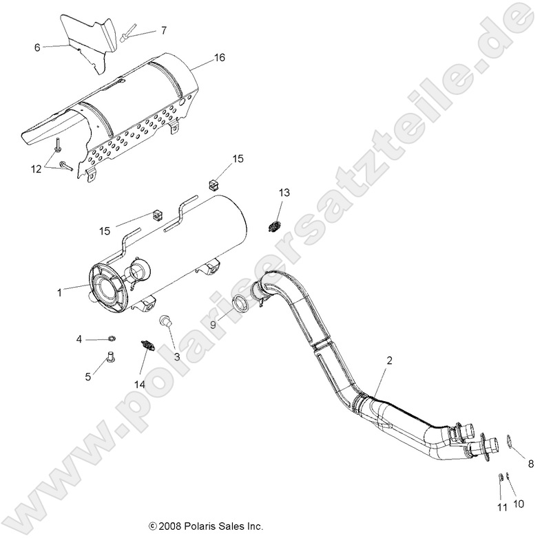 ENGINE, EXHAUST - A09ZX85FS/CFS