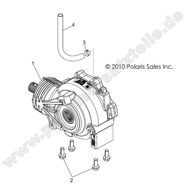 DRIVE TRAIN, FRONT GEARCASE