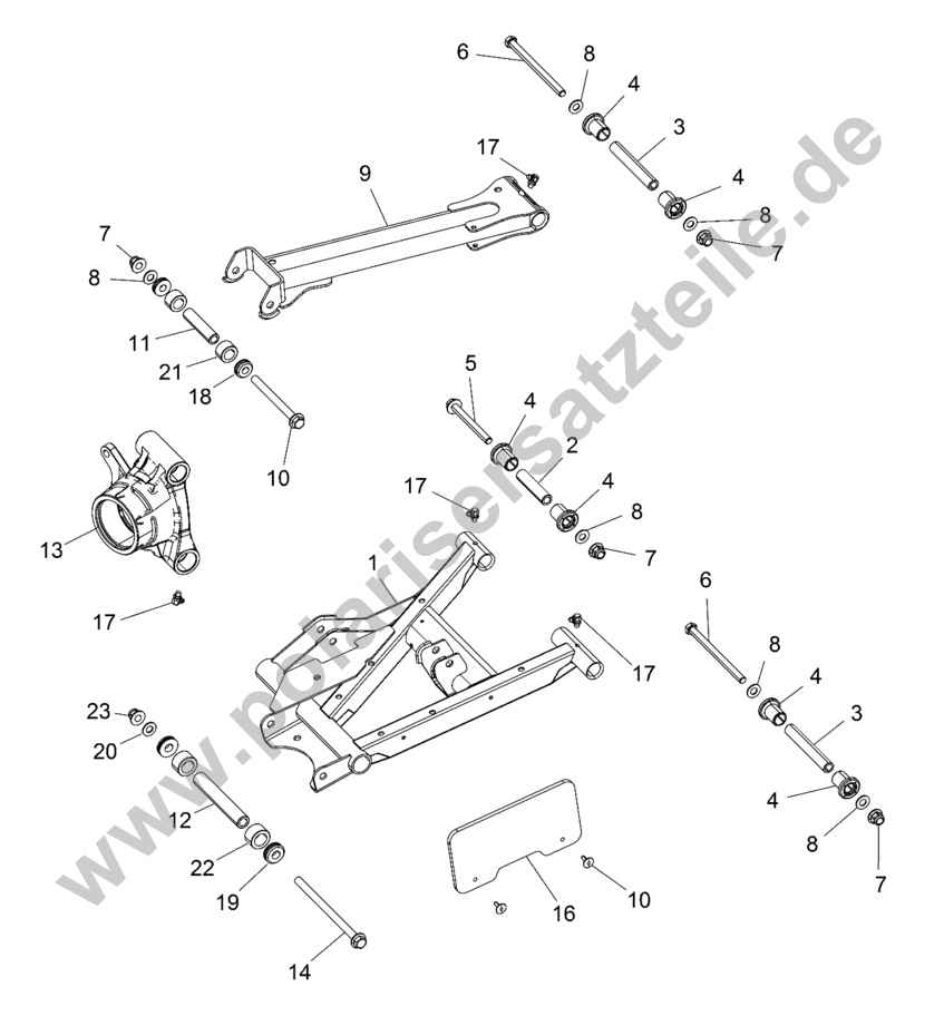 SUSPENSION, REAR CONTROL ARMS