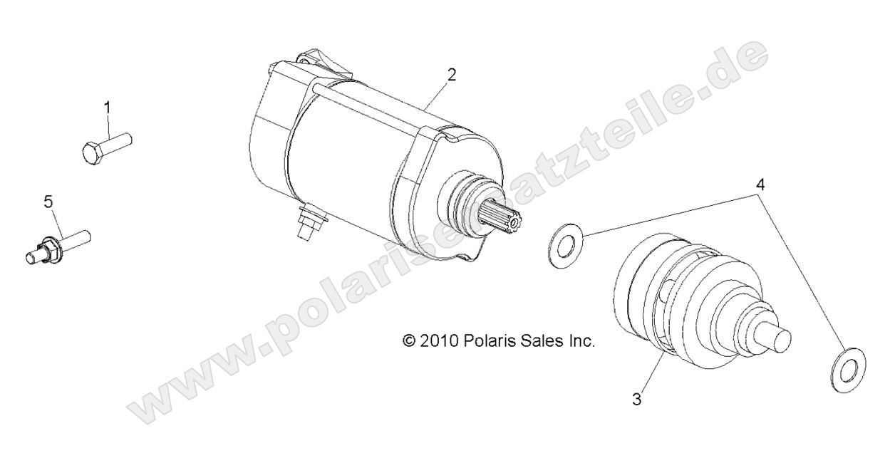 ENGINE, STARTING MOTOR