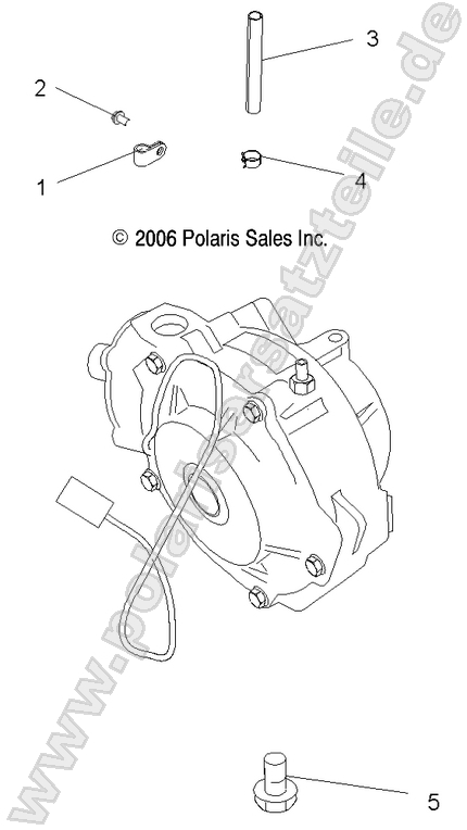 GEARCASE, MOUNTING, FRONT