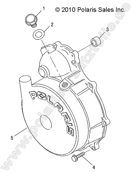 ENGINE, FLYWHEEL COVER