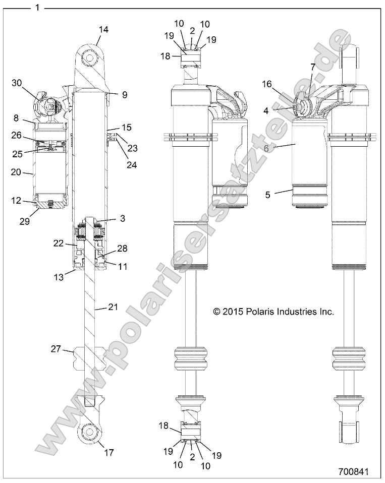 Suspension, Rear Shock Internals