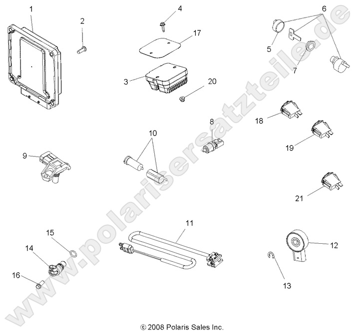 ELECTRICAL, SWITCHES, SENSORS, ECU and CONTROL MODULES