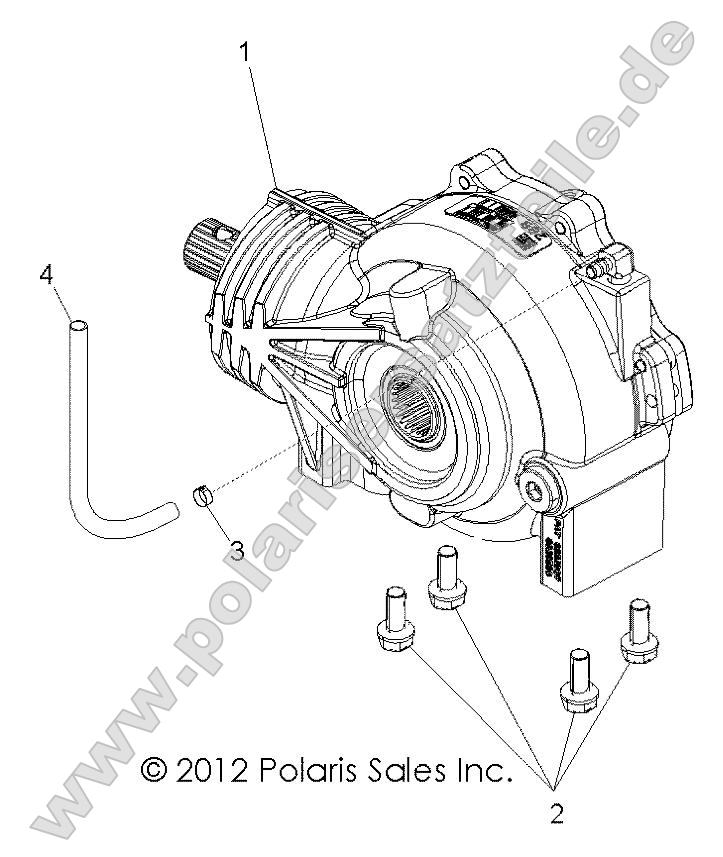 Drive Train, Front Gearcase