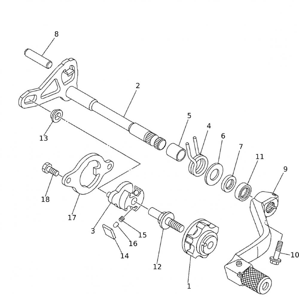 53211_57 Schaltwelle