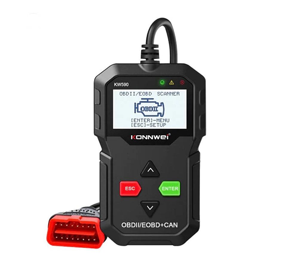 Konnwei_KW590_OBD2_Scanner_Fehlercode_Diagnosegeraet_ Konnwei KW590 OBD2 Scanner Fehlercode Diagnosegerät - Auto / Motorrad / Roller