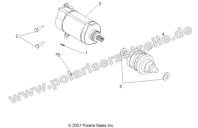 engine starting motor