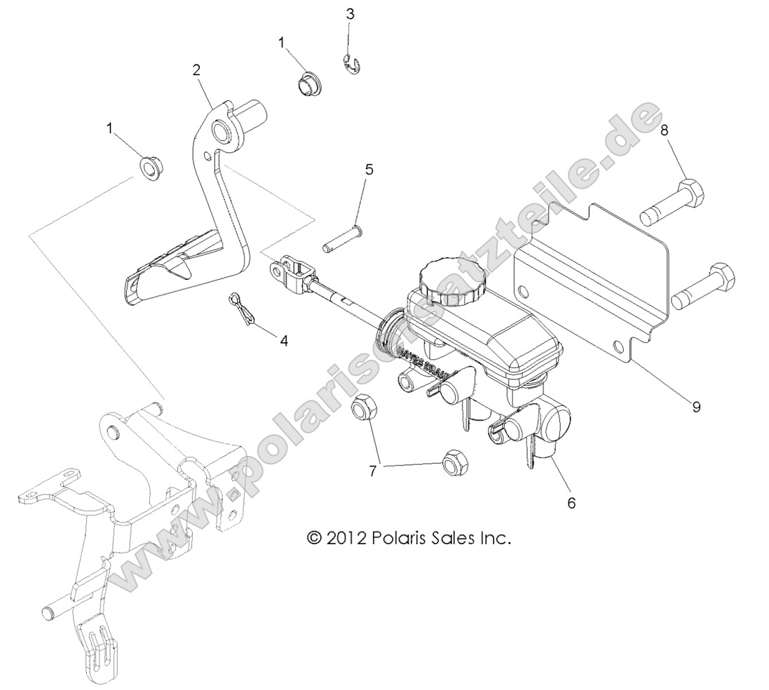 BRAKES, PEDAL and MASTER CYLINDER