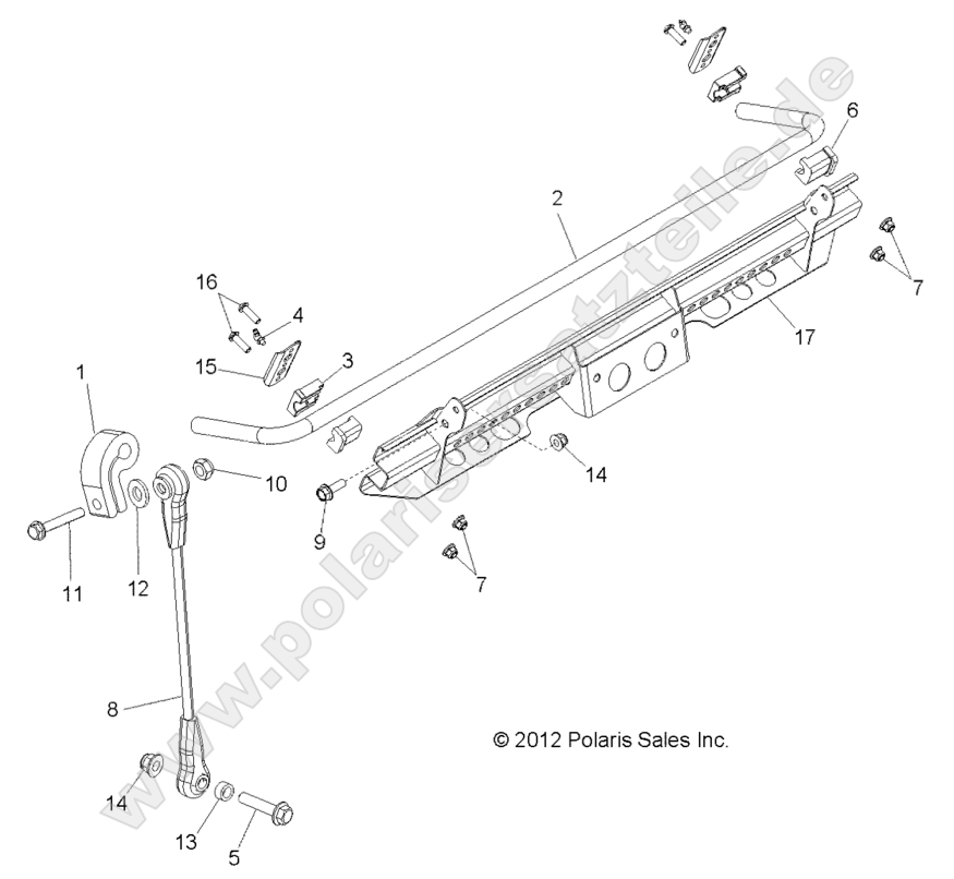 SUSPENSION, STABILIZER BAR, FRONT