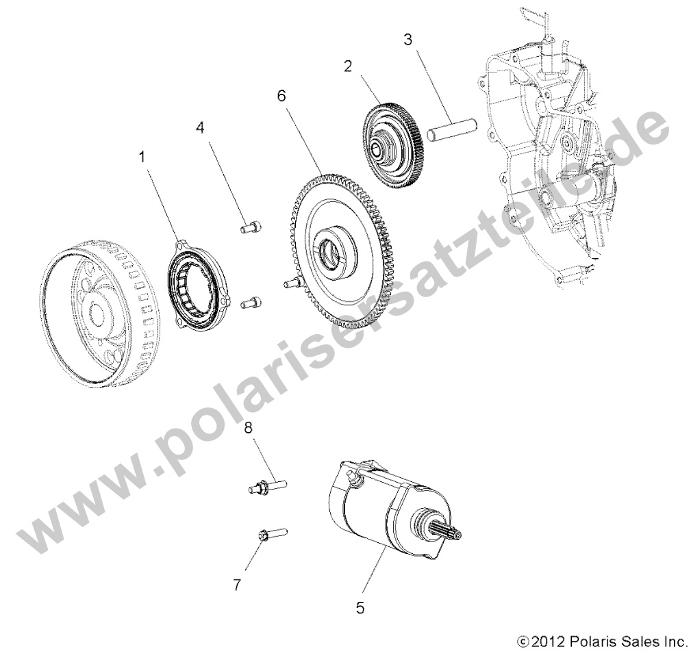 ENGINE, STARTER and DRIVE