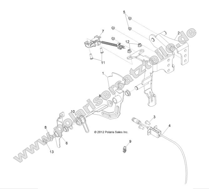 ENGINE, THROTTLE PEDAL