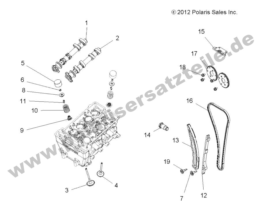 ENGINE, VALVES and CAMSHAFTS
