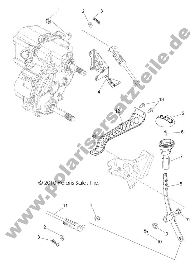 DRIVE TRAIN, GEAR SELECTOR