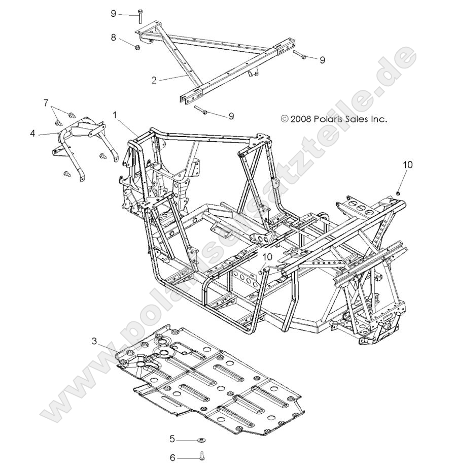 CHASSIS, MAIN FRAME and SKID PLATE