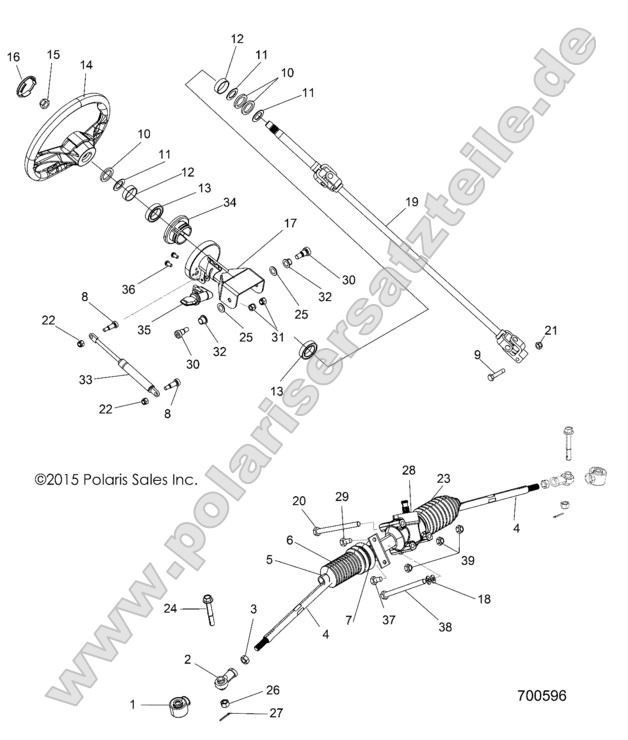 STEERING, STEERING ASM