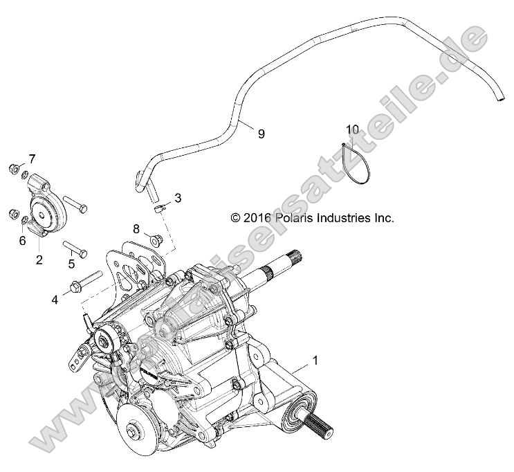 Drive Train, Main Gearcase Mounting