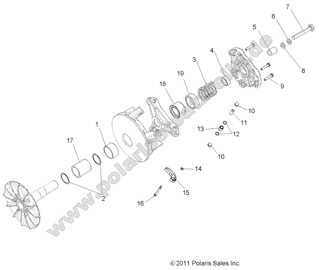 Drive Train, Primary Clutch