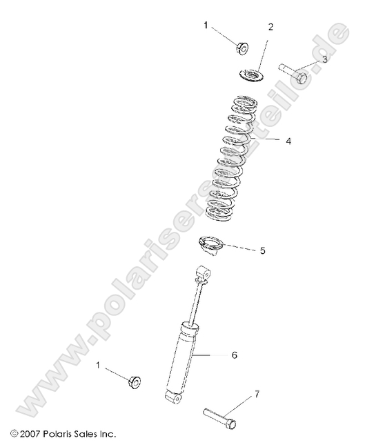 SUSPENSION, FRONT SHOCK MOUNTING