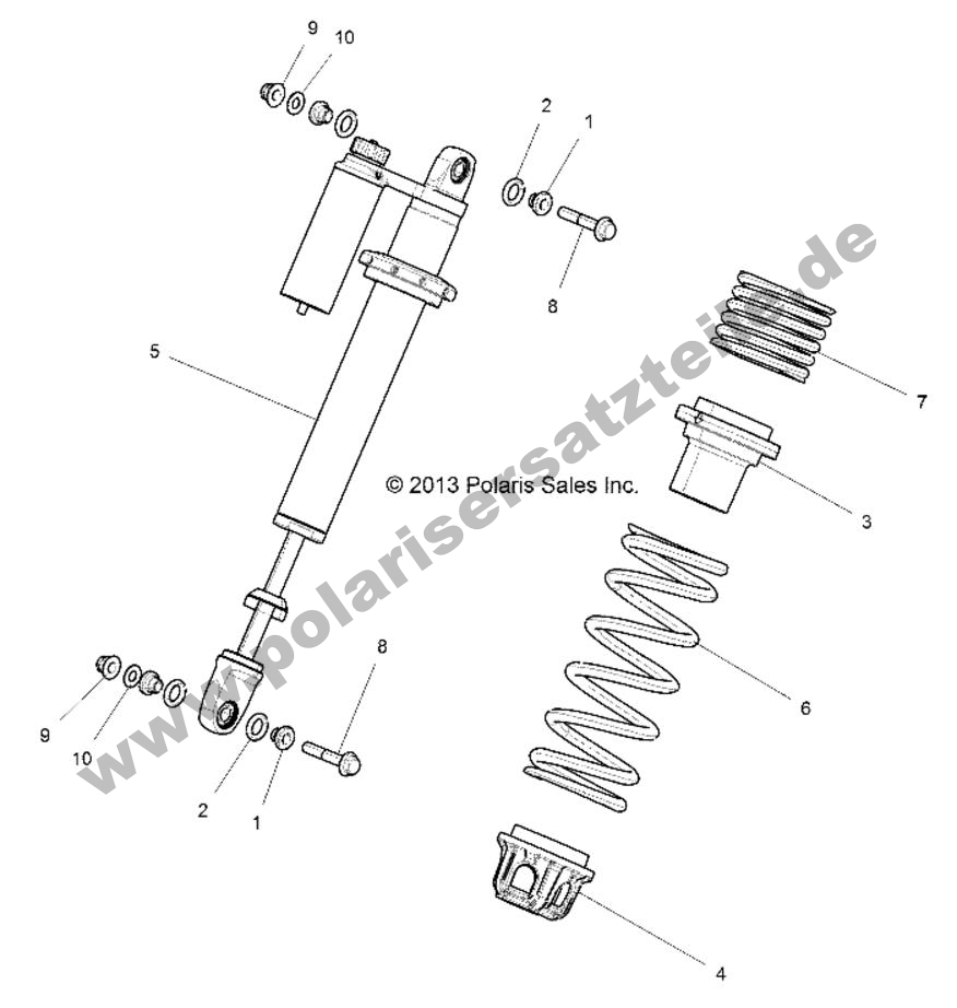 SUSPENSION, FRONT SHOCK MOUNTING