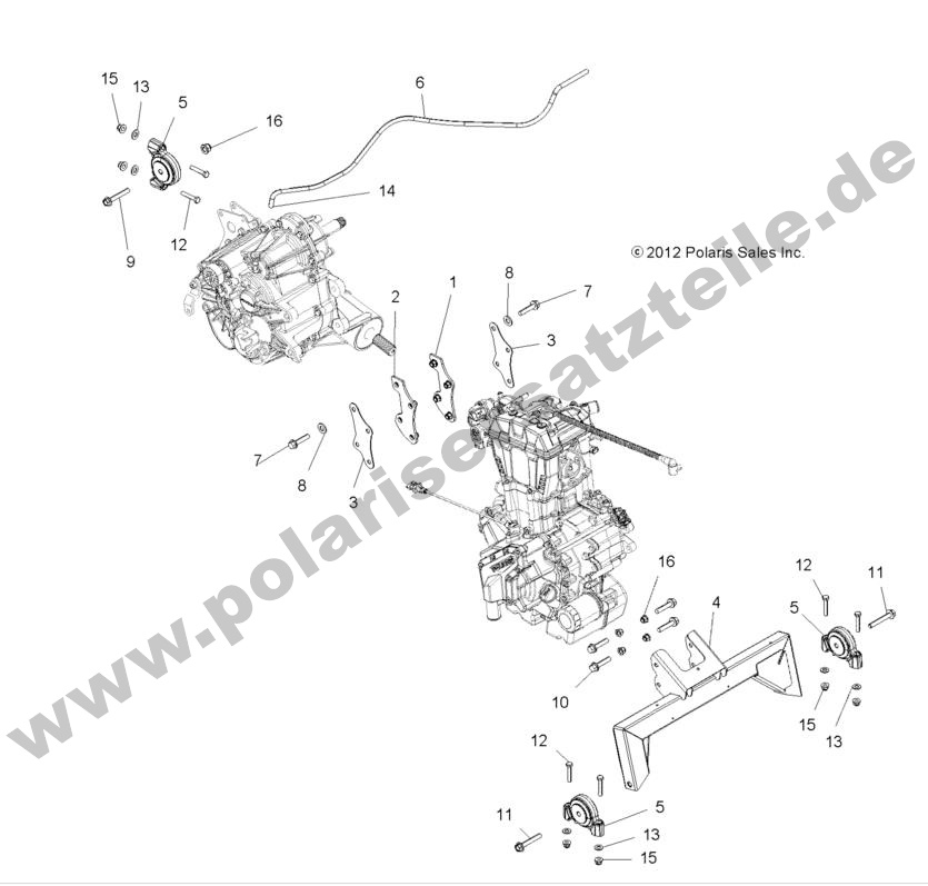 ENGINE, ENGINE and TRANSMISSION MOUNTING