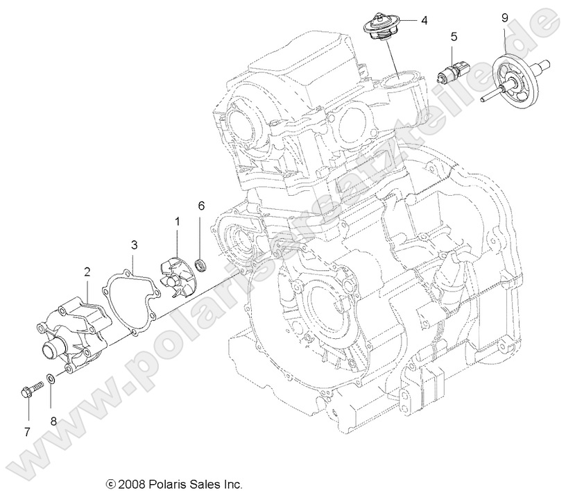 ENGINE, COOLING SYSTEM and WATER PUMP