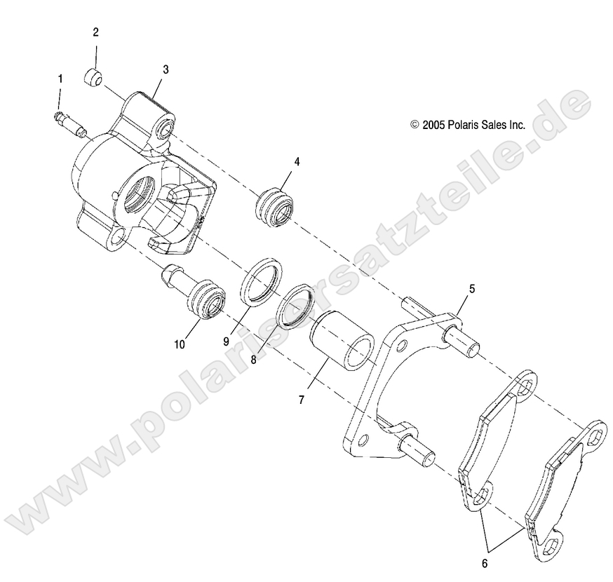 BRAKES, REAR CALIPER