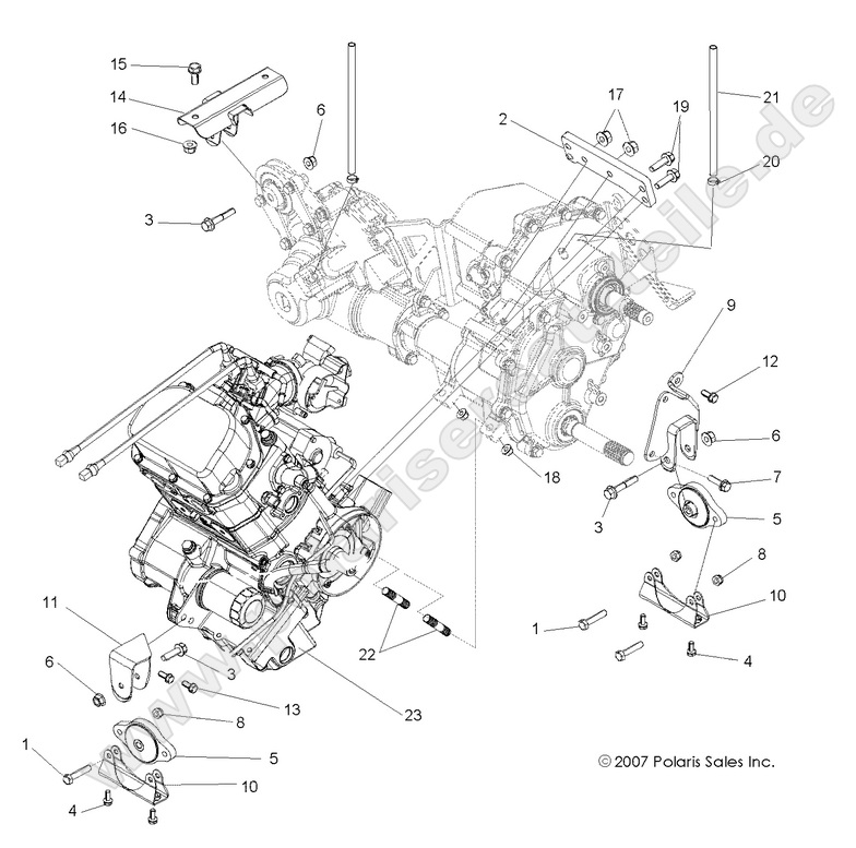 engine transmission mounting