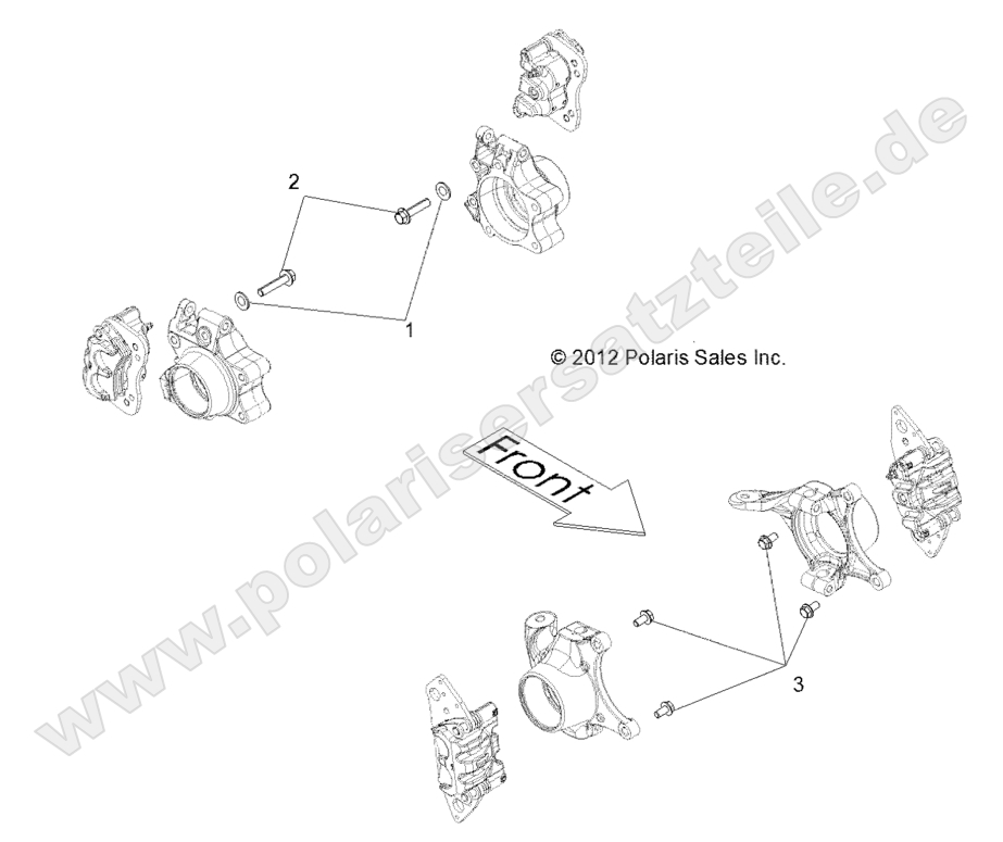 BRAKES, CALIPER MOUNTING