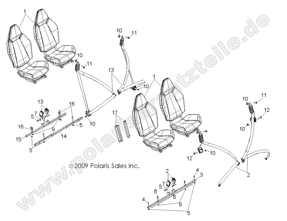 body seat mounting and belts