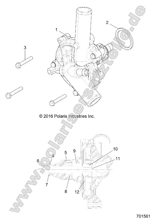 Engine, Cooling, Waterpump