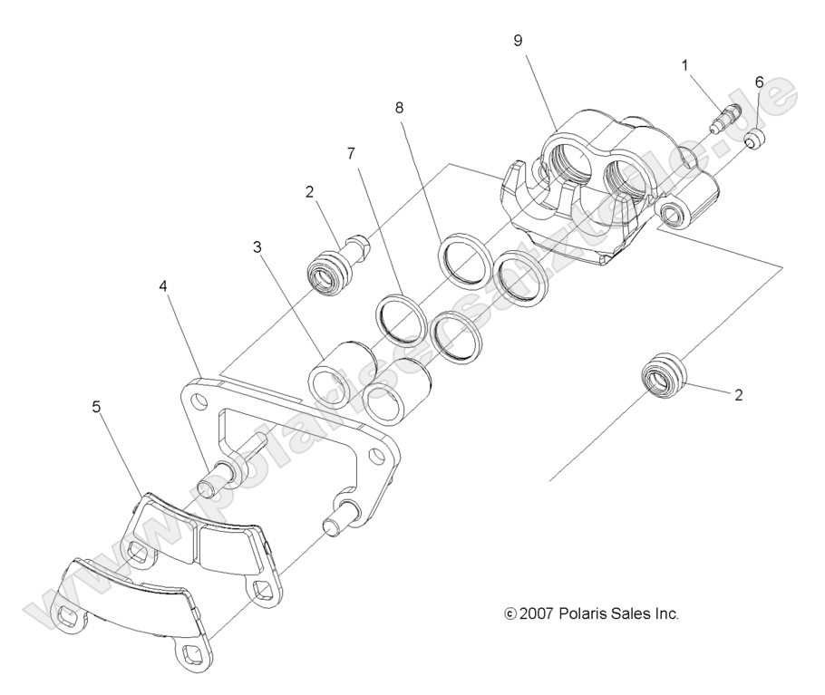 BRAKES, FRONT CALIPER