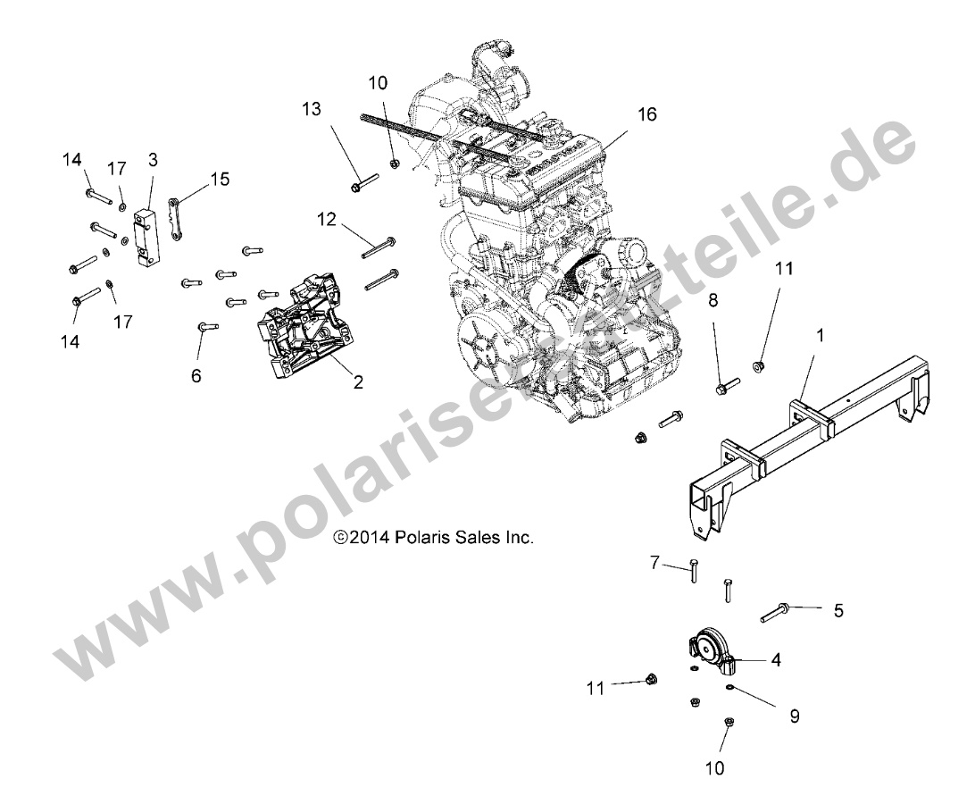 ENGINE, ENGINE MOUNTING
