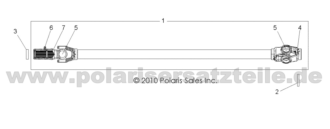 DRIVE TRAIN, FRONT PROP SHAFT