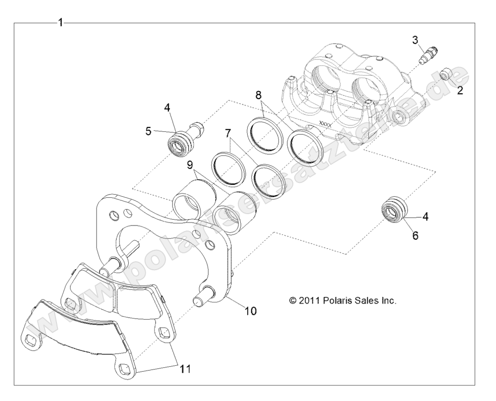 BRAKES, REAR CALIPER