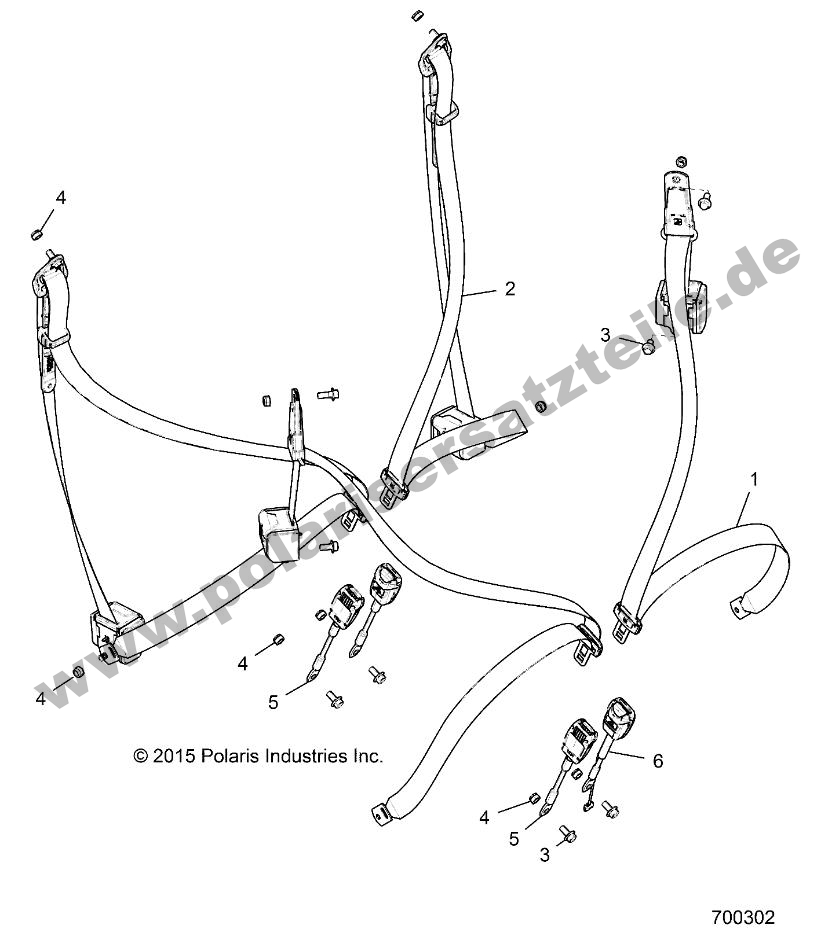 BODY, SEAT BELT MOUNTING