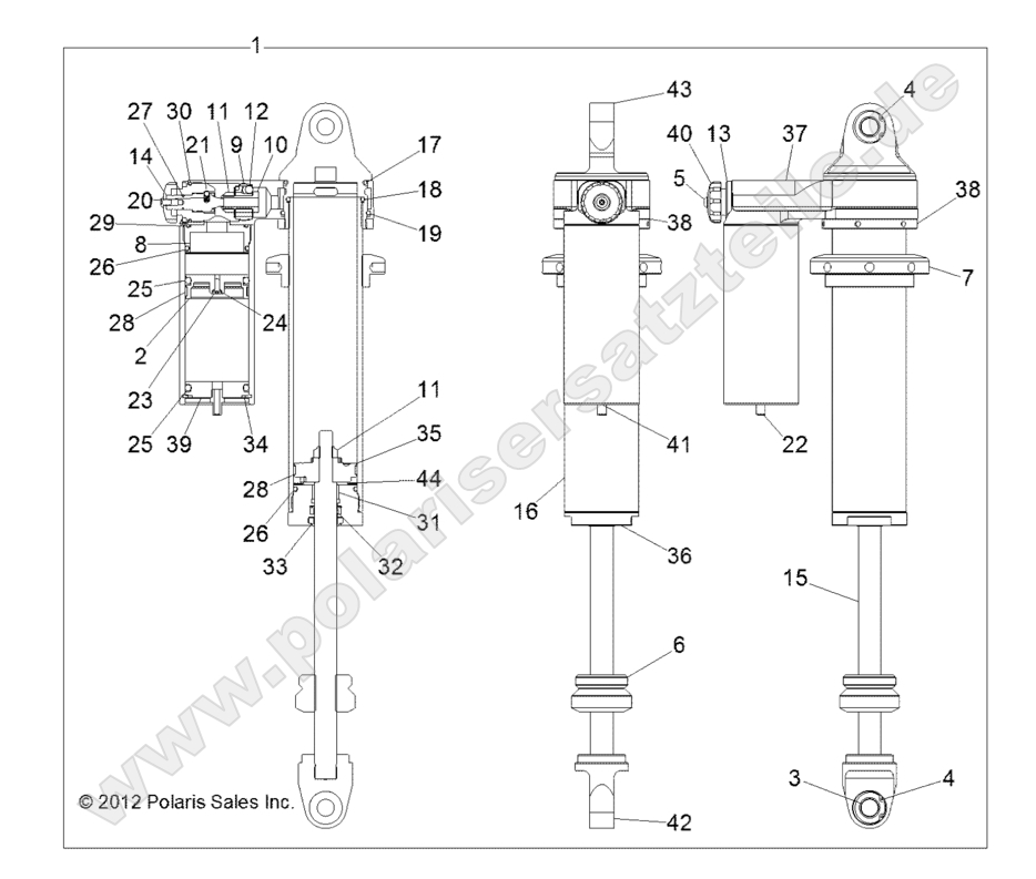 SUSPENSION, REAR SHOCK (7043938)